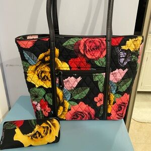 Vera Bradley Tote Bag & Eyeglass Case